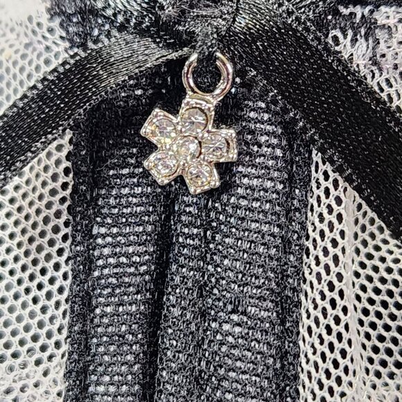 Wacoal Retro Chic 855186 Full Figure UW Black Chantilly Lace 38D MSRP $68 - Picture 6 of 7